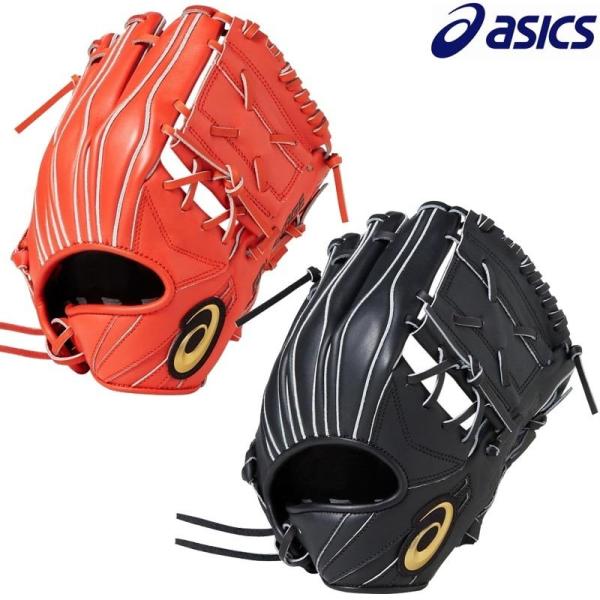 ASICS 限定グラブ 投手用 SPEED AXEL 100 ASICS アシックス 野球 軟式キャッチャーミット ゴールド