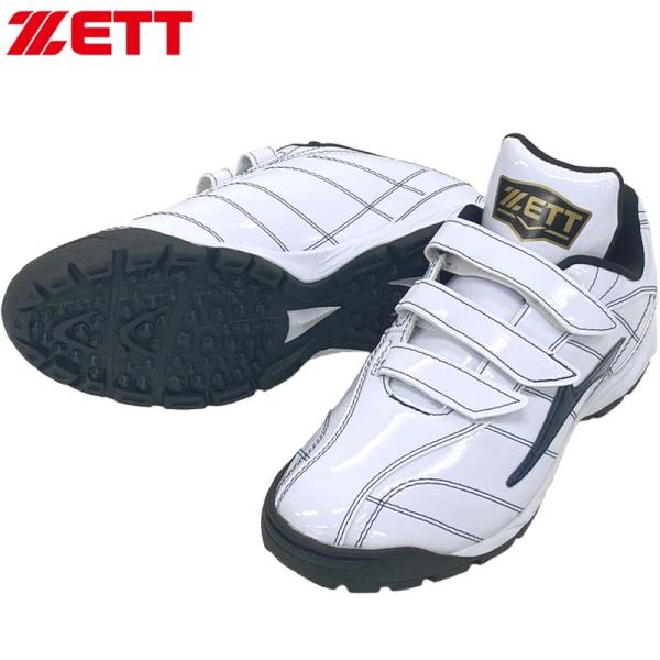 ゼット 野球 トレーニングシューズ ラフィエットコストパフォーマンスに優れたトレーニングシューズ。安心と信頼のワイド設計(３Ｅ相応)モデル。26.5cm片足で約240ｇ屋外の土のグランドでも滑りにくいマルチスタッドソール採用。素材アッパー本...