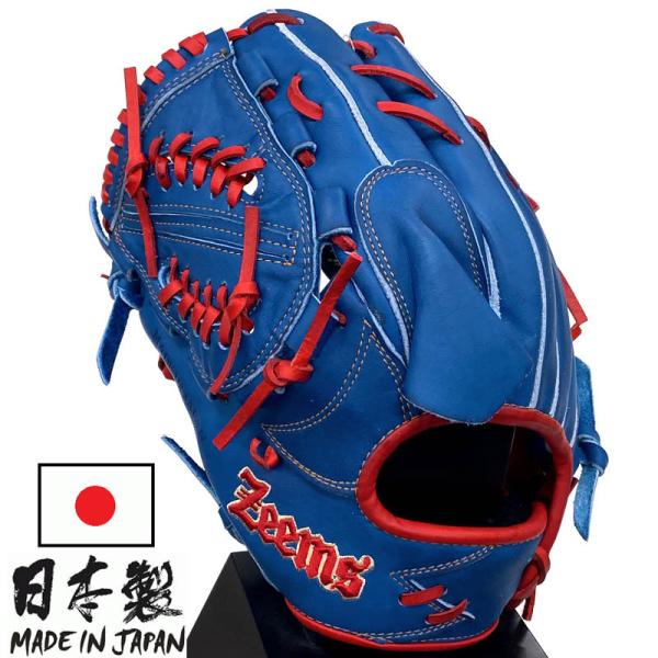 Zeems 左投げ 左利き ジームス 野球 軟式グラブ グローブ 三方親