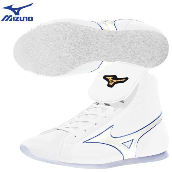 Mizuno ボクシングシューズ ホワイト/レッド/ブルー Mizuno ボクシングシューズ ホワイト/レッド/ブルー Mizuno