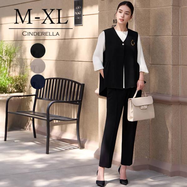 [Release date: November 6, 2025]洗練されたシルエットが魅力のセットアップスタイル。■サイズ(cm)・M:総丈(トップス)69 バスト104 アームホール24 肩幅39 総丈(パンツ)96 ウエスト68-78 ...