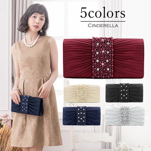 [Release date: October 12, 2017]プリーツサテンとフェイクパールが可愛い3wayパーティーバッグ！大きめサイズでご祝儀袋やミニ財布等も収納できます。付属チェーン付き♪■サイズ(cm)・ワンサイズ:横27 高さ1...