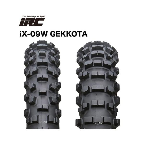 rik　9 IRC 107355 80/100-21 51M IX09W GEKKOTA WT フロント専用