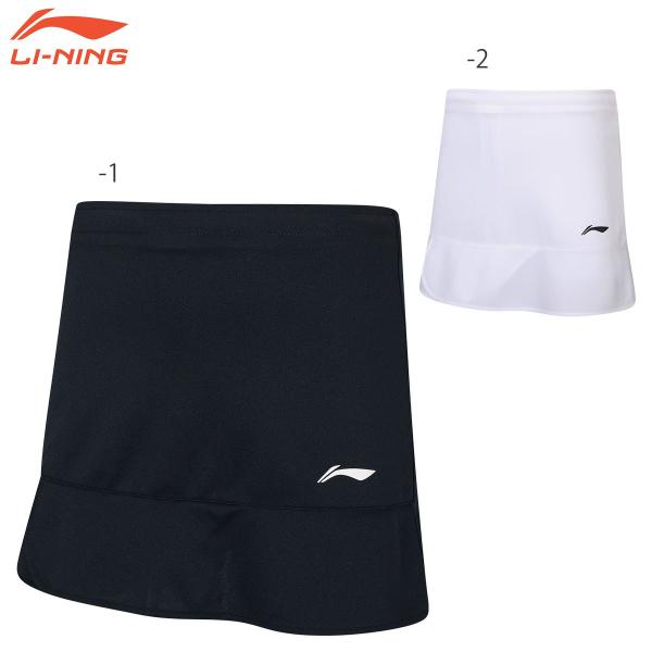 LI-NING ASKS144 ゲームスカート バドミントンウェア(レディース