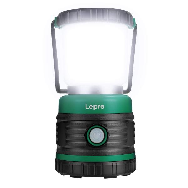 Lepro LEDランタン キャンプランタン 【超高輝度1500ルーメン/実用点灯13-240時間/電池式/昼白色・電球色・赤色切替/4つ点灯モード/