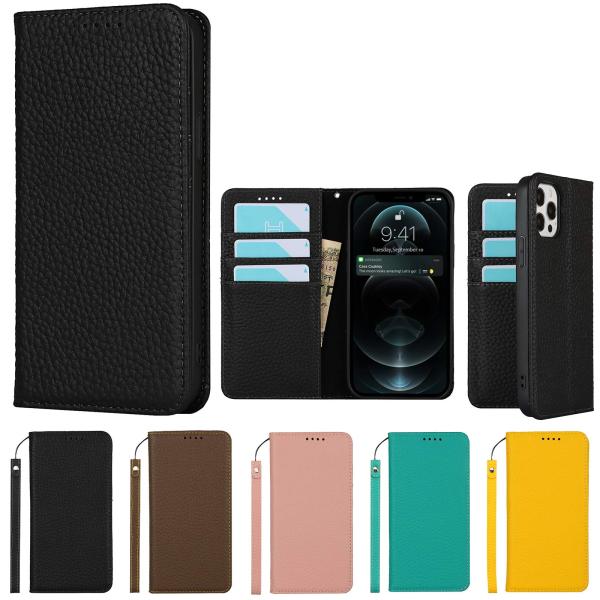 Eastwave アイフォン for iPhone 12 Pro ケース 牛革 本革 手帳型 for iPhone 12 財布型カバー for iPh