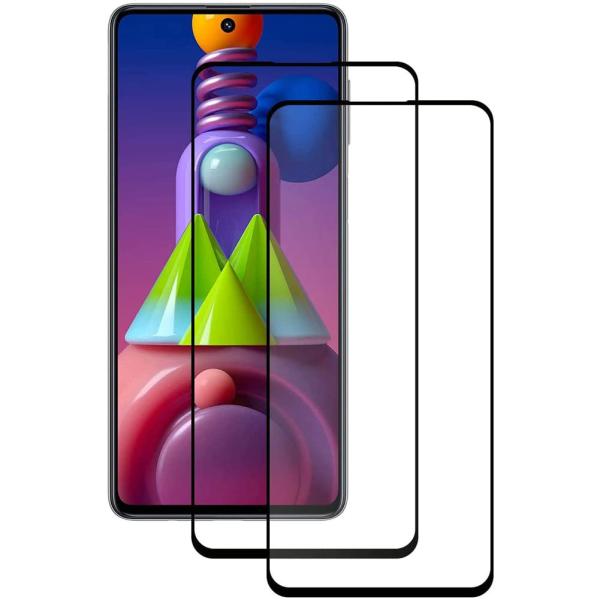 Kepuch 2パック 強化ガラス スクリーンプロテクター 対応 Samsung Galaxy M51