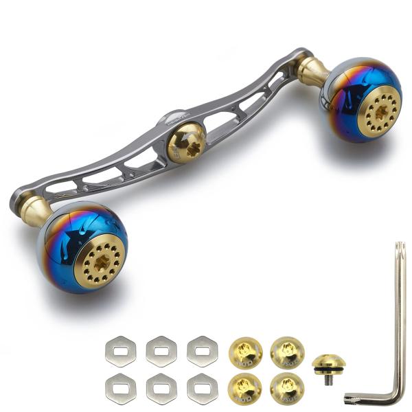 HEIGHTEN 130/120/115mm リール ハンドル シマノ ダイワ アブガルシア 通用 ベイトリール 用 Aurora Series (1