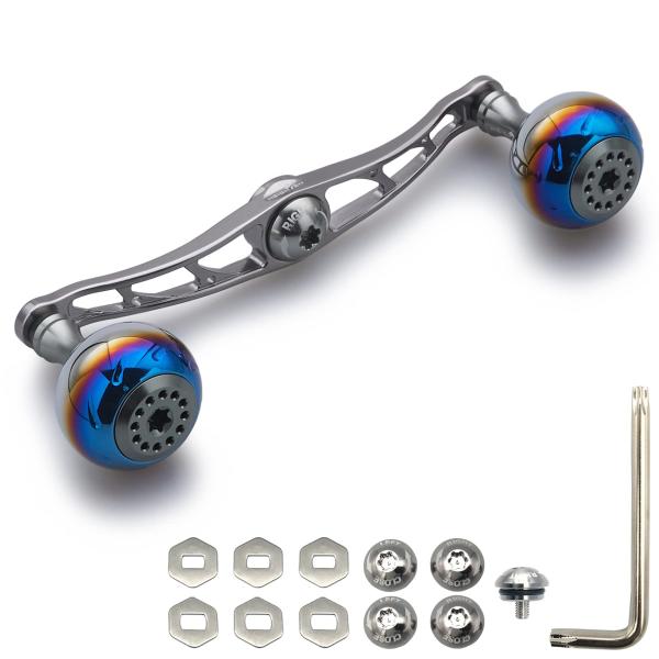 HEIGHTEN 130/120/115mm リール ハンドル シマノ ダイワ アブガルシア 通用 ベイトリール 用 Aurora Series (1