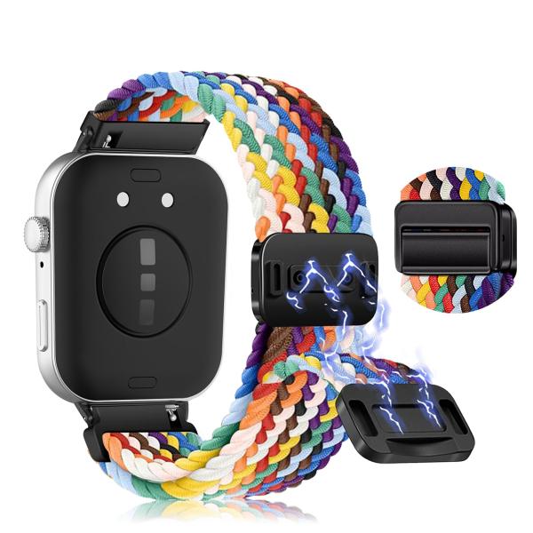 [LanQii] バンド 用の Huawei watch Fit 5 Pro/Fit 5 / 4 Pro / 4 / 3 対応 交換ベルト ナイロン