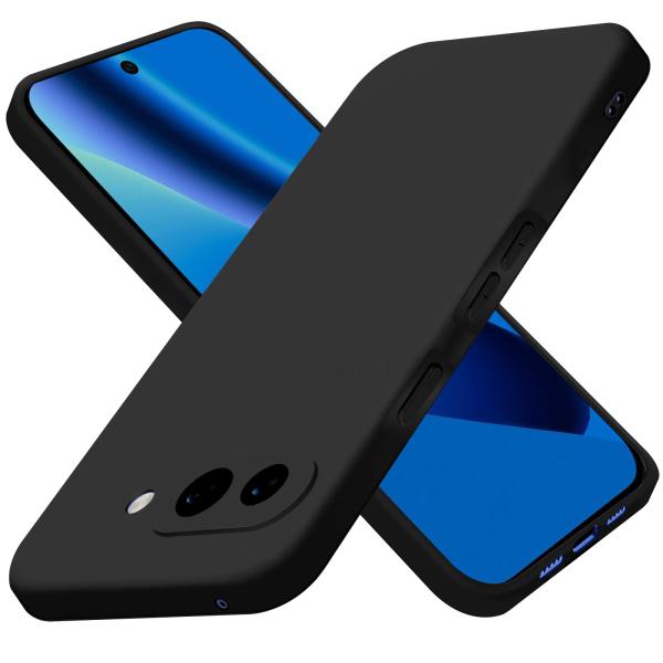 aiitiluo For Google Pixel 10A 用 ケース シリコン ピクセル 10a 用 スマホケース 軽量 薄型 耐衝撃 黒 ソフト