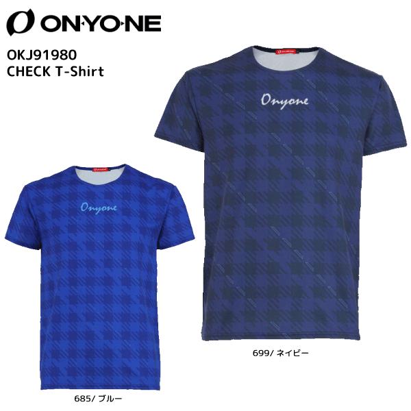 Onyone オンヨネ 在庫処分品 スポーツtシャツ Check T Shirt チェック柄tシャツ Okj トレーニングtシャツ Onyone Okj リンクファスト ヤフー店 通販 Yahoo ショッピング