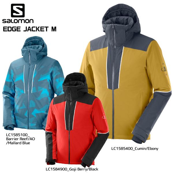 21-22 SALOMON（サロモン）【スキーウェア/在庫処分品】 EDGE JACKET M（エッジジャケット メンズ）【スキージャケット】