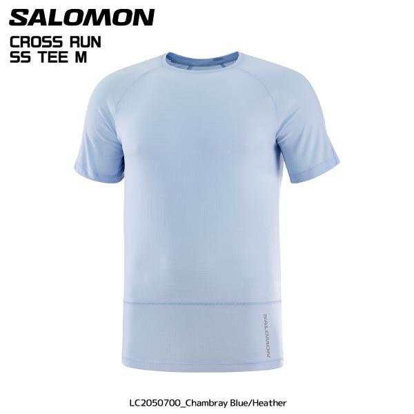 【美品】サロモン ランニング 上下セット Tシャツ(M) ショーツ(S) SALOMON（サロモン） CROSS RUN SS TEE M（クロスラン ショート