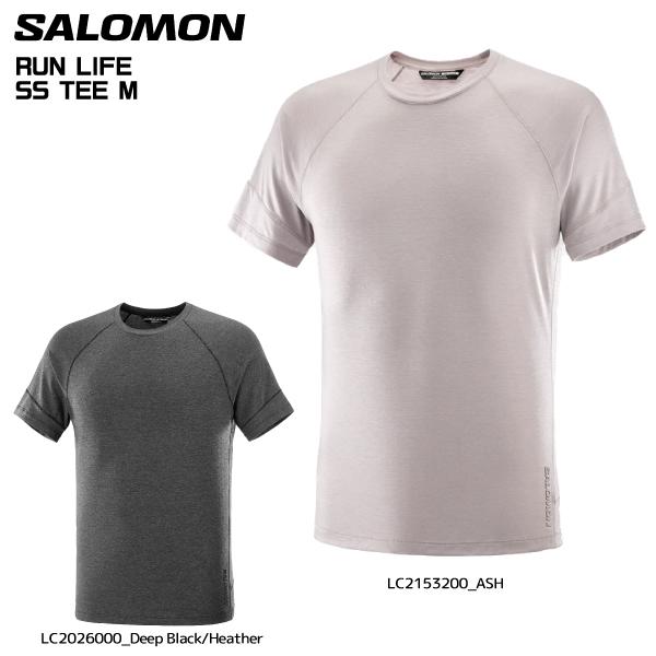 【美品】サロモン ランニング 上下セット Tシャツ(M) ショーツ(S) SALOMON（サロモン） RUNLIFE SS TEE M（ランライフ ショートスリーブ