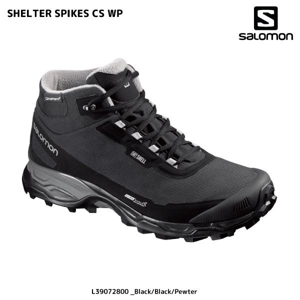 Salomon サロモン 在庫処分品 スノーシューズ Shelter Spikes Cs Wp シェルター スパイク Cs ウォータープルーフ ウィンターシューズ Salomon Shelter Spikes Cswp リンクファスト ヤフー店 通販 Yahoo ショッピング