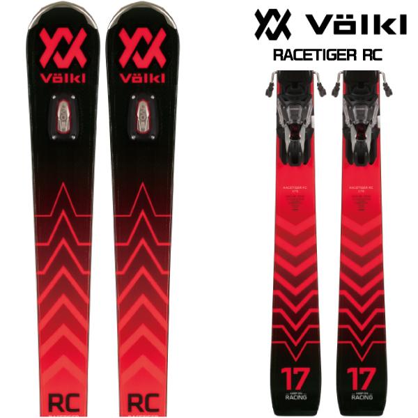 22-23 VOLKL（フォルクル）【在庫処分セール//スキー板】 RACETIGER RC BLACK + vMOTION 12 GW（RT  RCブラック + 専用金具セット）【金具取付料無料】