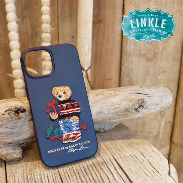 【新品未使用】希少 ポロベアバイラルフローレン iPhone15ケース　本革◎ iPhone15pro POLO BEAR by Ralph Lauren希少
