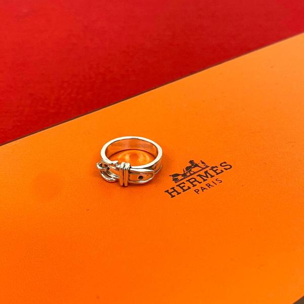 【新品磨き】HERMES | エルメス サンチュールベルトリング 11号 K18 ♡エルメス♡HERMES♡サンチュール♡ベルト♡リング♡k18