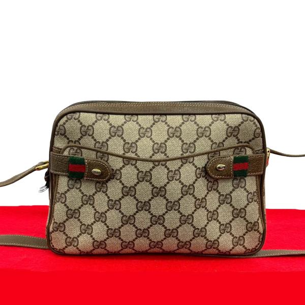 GUCCI（グッチ） 未使用保管品 オールドグッチ シェリーライン GG ロゴ