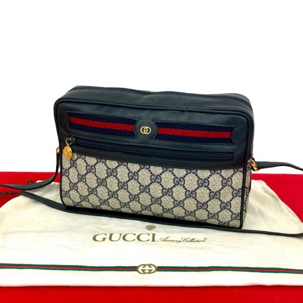 極　美品　袋付き　GUCCI オールドグッチ　シェリーライン　ショルダーバッグ GUCCI 極 美品 袋付き グッチ オールドグッチ シェリーライン GG