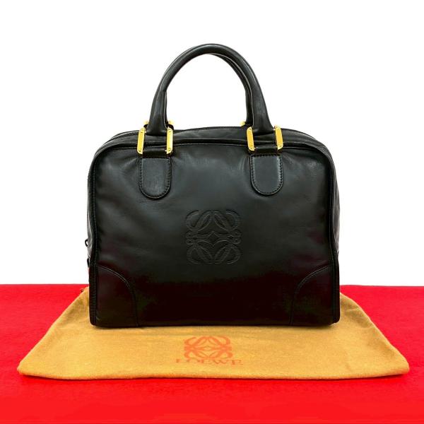 LOEWE（ロエベ） 極 美品 保存袋付き アマソナ 32 アナグラム ロゴ
