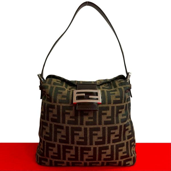 美品　FENDI フェンディ マンマバケット ズッカ FF ワンショルダーバッグ FENDI（フェンディ） 極 美品 ヴィンテージ マンマバケット ズッカ FF