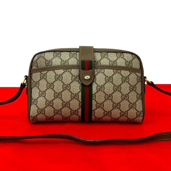 極美品 GUCCI オールドグッチ　ショルダーバッグ　シェリーライン　GG GUCCI - 極 美品 袋付き GUCCI グッチ オールドグッチ ヴィンテージ