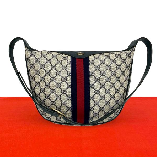 GUCCI（グッチ） 極 美品 オールドグッチ シェリーライン GG ロゴ 柄