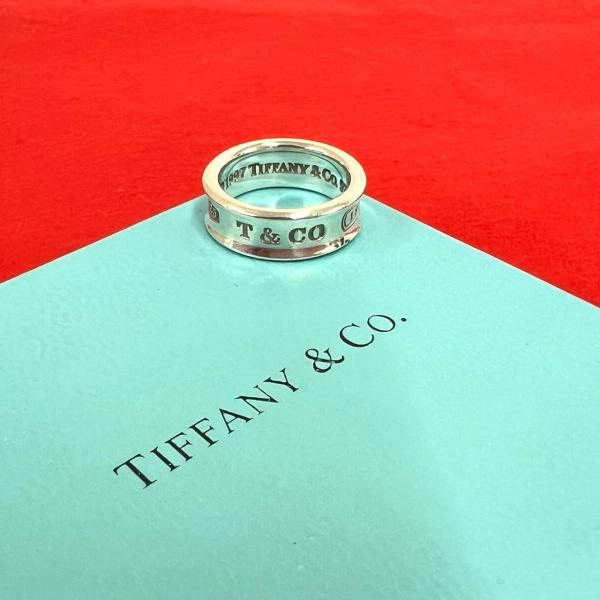 TIFFANY&Co.（ティファニー） 極 美品 1837 ナロー リング シルバー925