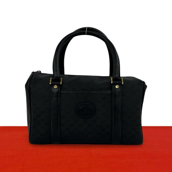 オールドグッチ 小型ボストンバック 状態良好 GUCCI（グッチ） 極 美品 オールドグッチ ヴィンテージ マイクロGG