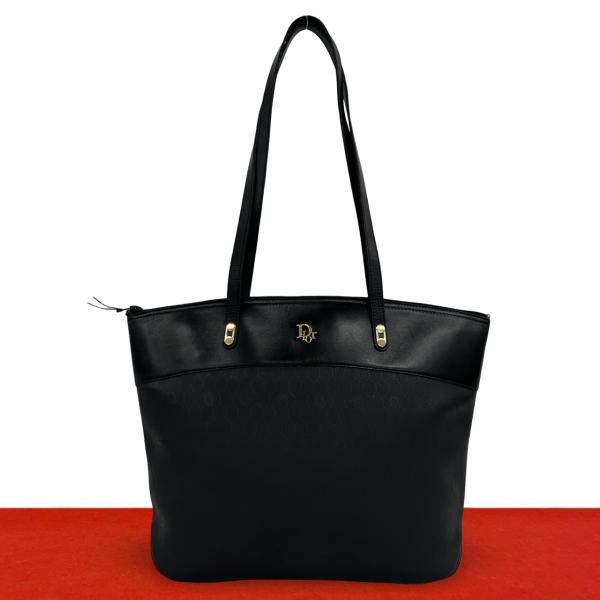 極 美品 Christian Dior ディオール ヴィンテージ ハニカム 柄 ロゴ