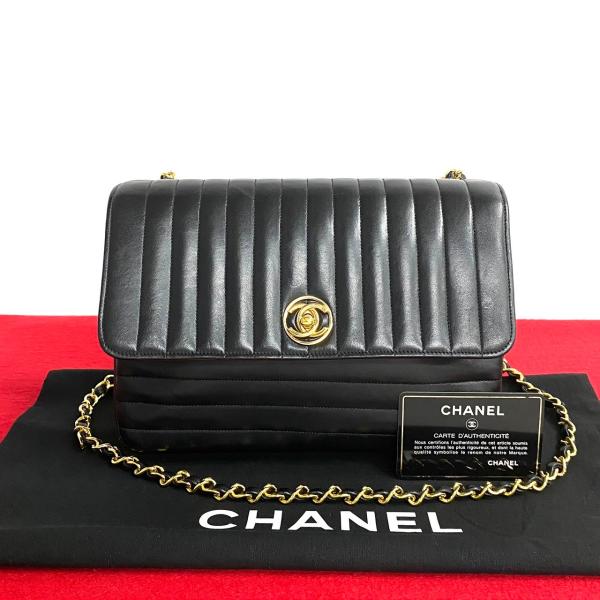CHANEL 極 美品 カード付 シール有 1番台 シャネル マドモアゼル ココ  