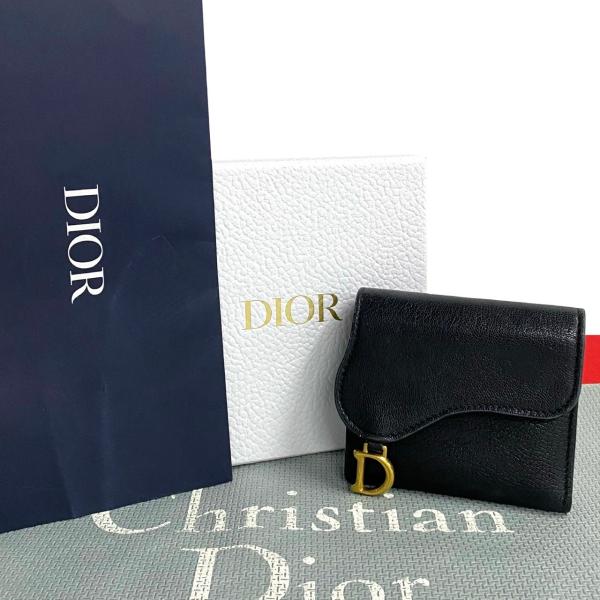 ほぼ未使用 希少品 箱付き Christian Dior ディオール サドル ロータス  