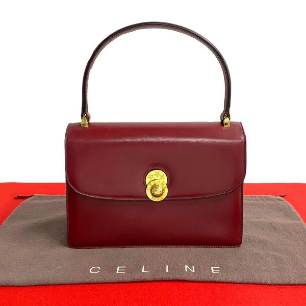 CELINE（セリーヌ） 極 美品 ヴィンテージ スターボール ロゴ 金具 