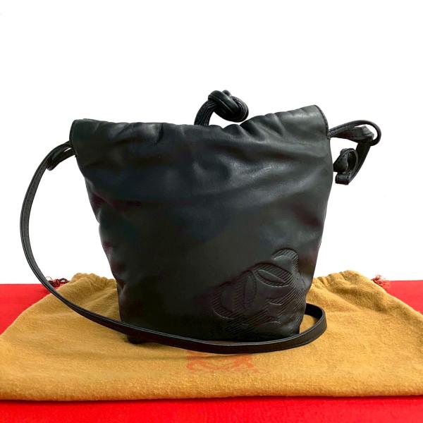 LOEWE 極 美品 ロエベ ヴィンテージ アナグラム ロゴ ナッパ LOEWE 極 美品 ロエベ ヴィンテージ アナグラム ロゴ ナッパ