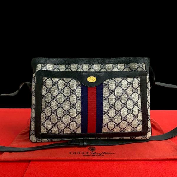 新品未使用品 GUCCI ラージノート シェリーライン GUCCI 極 美品 グッチ シェリーライン オールドグッチ