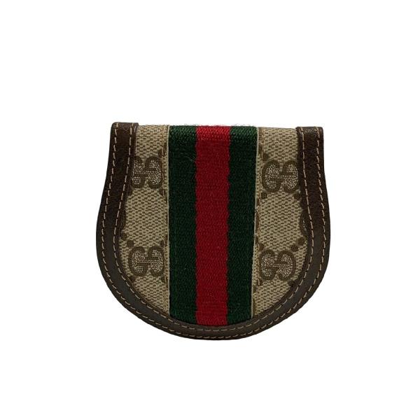 極美品　GUCCI グッチ　馬蹄型　シェリーライン　ケース　ヴィンテージ GUCCI（グッチ） 極 美品 オールドグッチ ヴィンテージ シェリーライン
