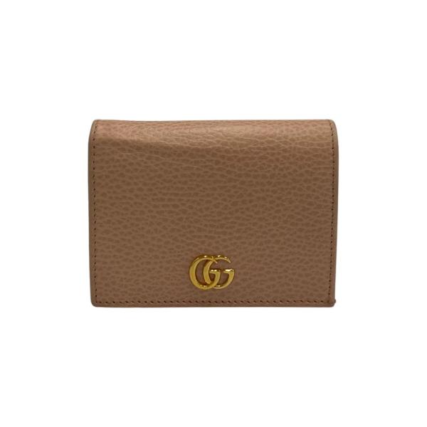 GUCCI（グッチ） 極 美品 レア 箱 袋付 GGマーモント ロゴ 金具 レザー