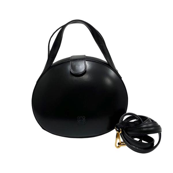 美品 LOEWE ロエベ アナグラム ロゴ アメ レザー 本革 2way LOEWE 極 美品 袋付き ロエベ アナグラム ロゴ ナッパ レザー 本