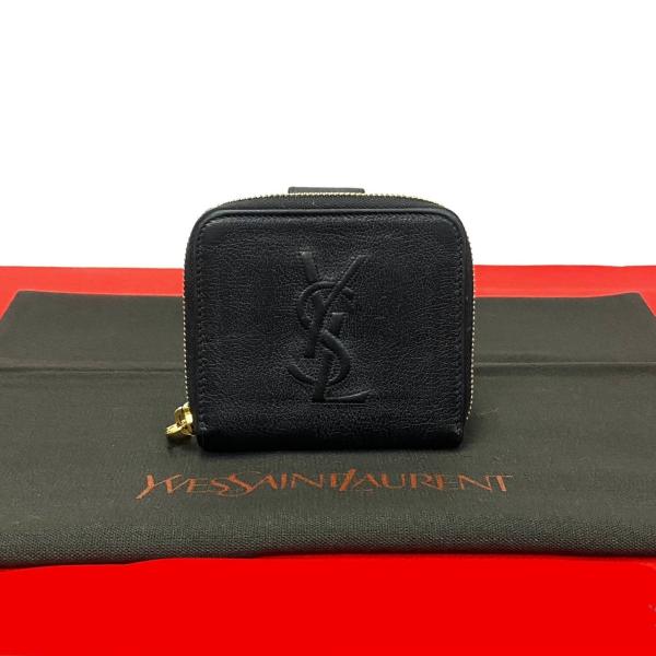 ✨新品未使用✨　Yves Saint Laurent ミニ財布　YSL ラウンド Yves Saint Laurent（イヴ・サンローラン） 極 美品 イヴ サンローラン