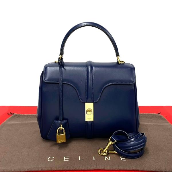 みっちゃん　CELINE ネイビー ショルダーバッグ linkvintage_530d3403394