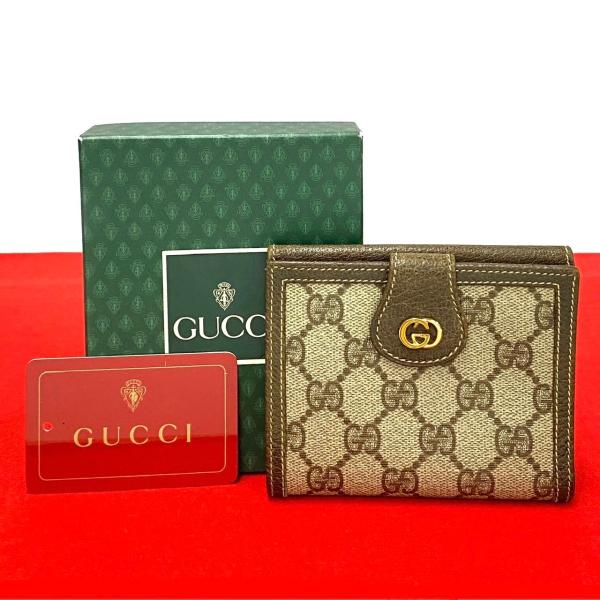 GUCCI 極 美品 箱付き グッチ オールドグッチ ヴィンテージ GG GUCCI 極 美品 箱付き グッチ オールドグッチ ヴィンテージ GG