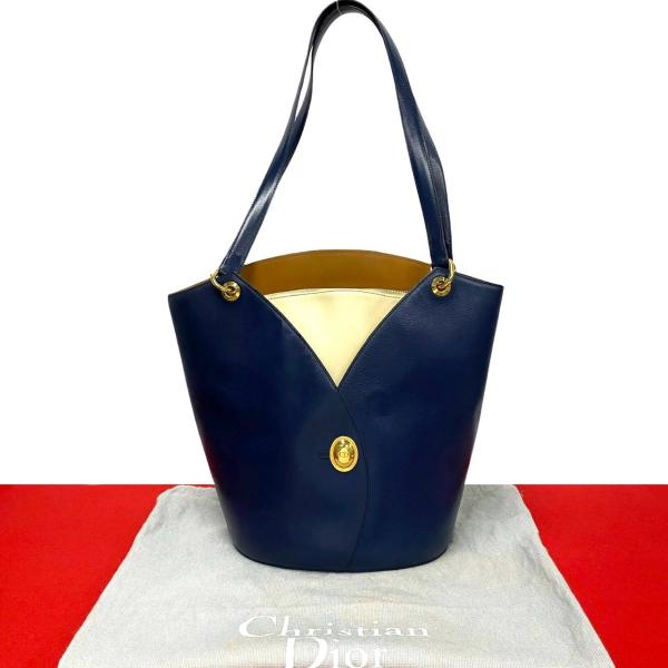 極 美品 Christian Dior ディオール ヴィンテージ CD ロゴ 金具