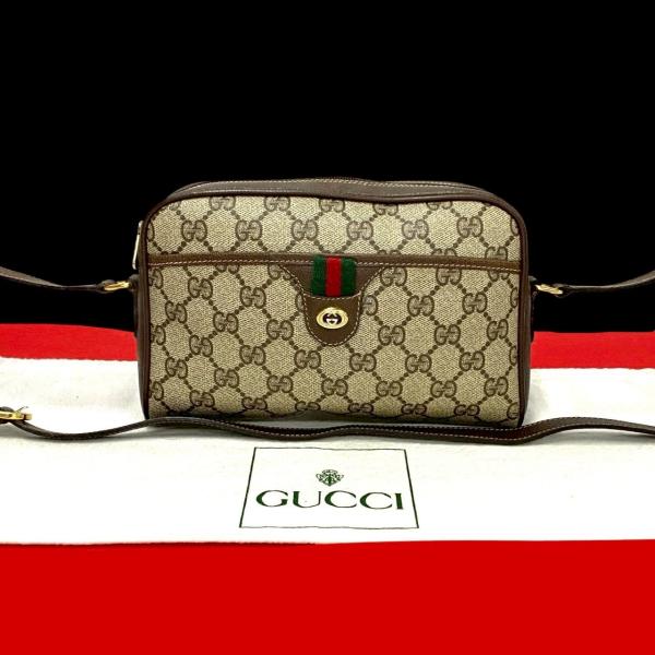 GUCCI（グッチ） 極 美品 オールドグッチ シェリーライン GG ロゴ 柄
