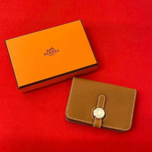 HERMES ドゴン コインケース カードケース トリヨンクレマンス □E刻印 HERMES ドゴン コインケース カードケース トリヨンクレマンス