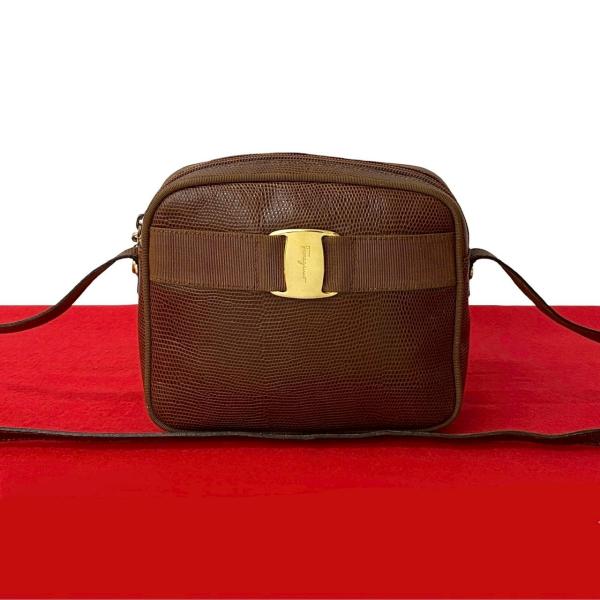 極 美品 Salvatore Ferragamo サルヴァトーレフェラガモ ヴィンテージ