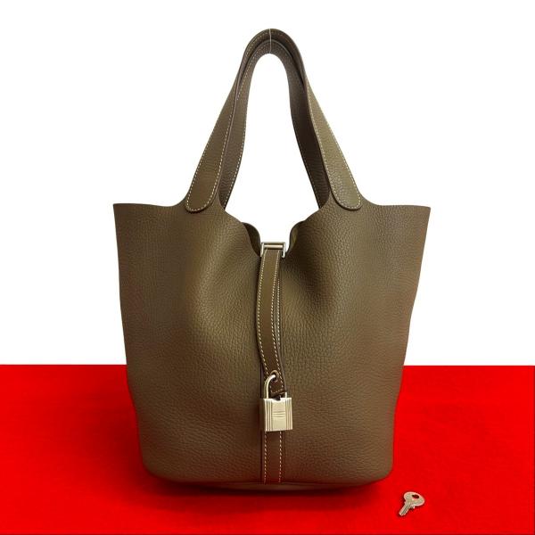 HERMES（エルメス） 極 美品 鍵付 X 刻印 ピコタンロックMM トリヨン