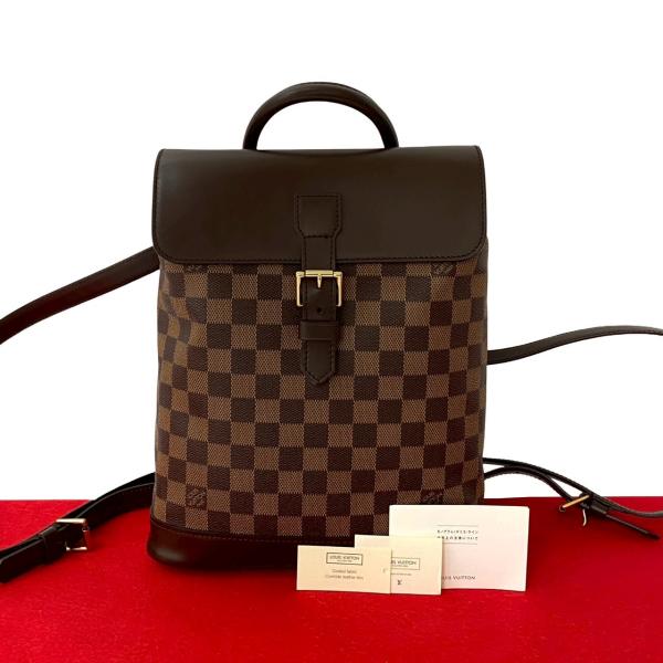 LOUIS VUITTON（ルイ・ヴィトン） 極 美品 ソーホー ダミエ レザー 本
