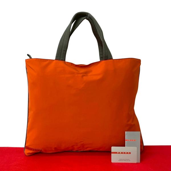 PRADA（プラダ） 極 美品 PRADA SPORTS スポーツ ロゴ ナイロン トート